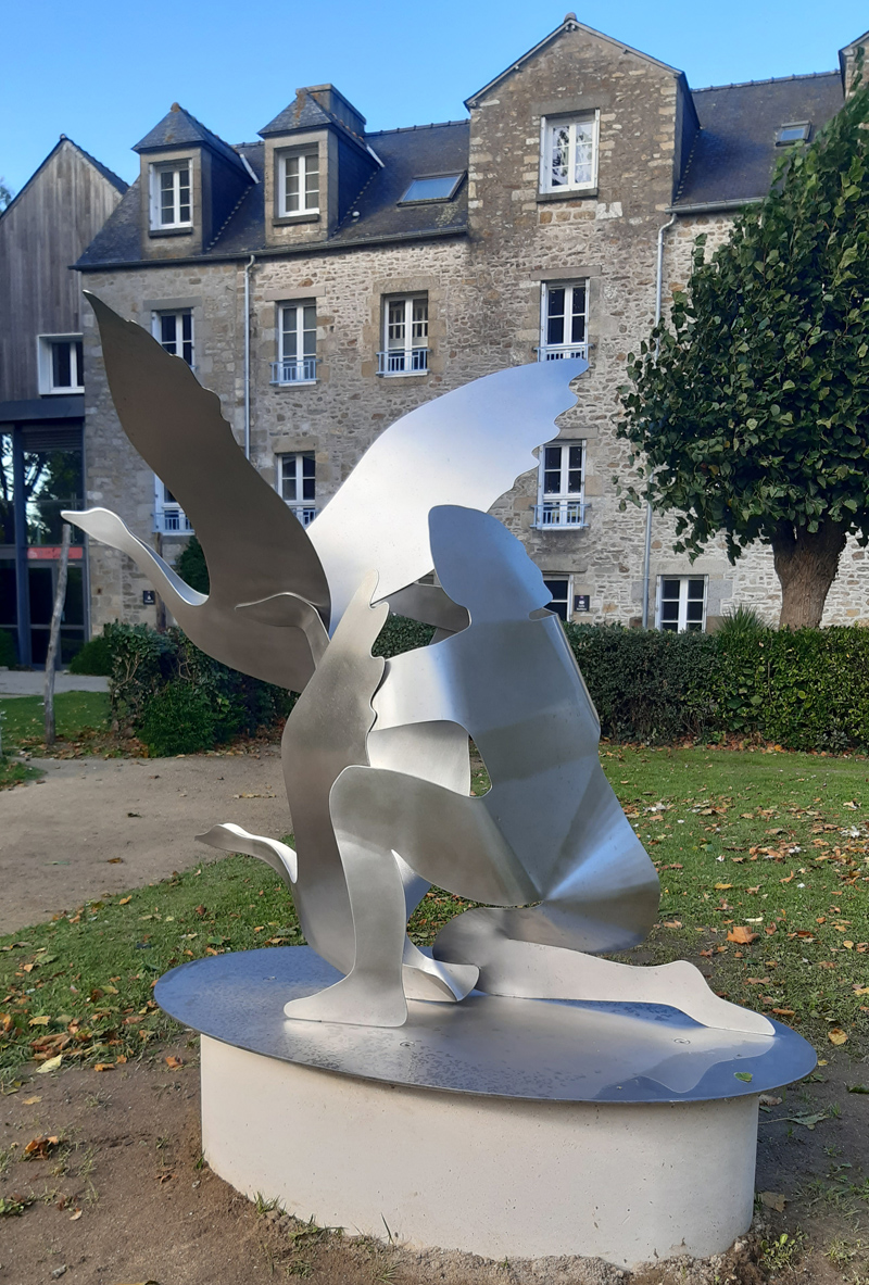 Sculpture abbaye de St Jacut de la mer